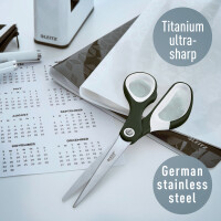 Leitz Universalschere WOW 205mm Links- und Rechtshänder Edelstahl, titanbeschichtet schwarz