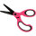 Westcott Bastelschere NEON Colour Kids 130mm inkl. transparente Klingenhülle Stahl pink