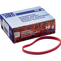 ALCO Gummiband 6 x 200 mm (B x L) Naturkautschuk rot...