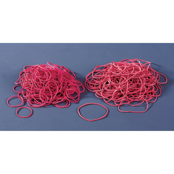 Gummiring 65mm Kautschuk rot 1.000 g/Pack.