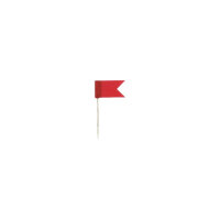ALCO Markierungsfahne 15 x 30 mm (B x L) Kunststoff rot...