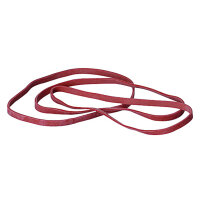 ALCO Gummiband 4 x 130 mm (B x L) Kautschuk rot 1.000...