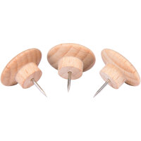 Legamaster Pinnwandnadel WOODEN 20 x 27 mm (Ø x L)...
