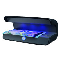 SAFESCAN Geldscheinprüfgerät 75 LED UV/Weißlicht Lampe nicht auswechselbar PVC schwarz