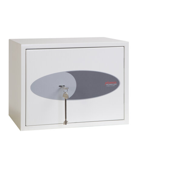 Phoenix Schlüsseltresor Fortess 45 x 30 x 24,5 cm (B x H x T) Stahl signalweiß
