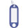 WEDO® Schlüsselanhänger 52 x 21 x 3 mm (B x H x T) Ring Kunststoff blau 100 St./Pack.