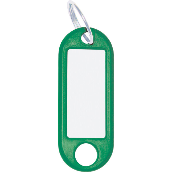 WEDO® Schlüsselanhänger 52 x 21 x 3 mm (B x H x T) Ring Kunststoff grün 100 St./Pack.