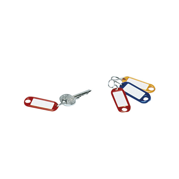 WEDO® Schlüsselanhänger 52 x 21 x 3 mm (B x H x T) S-Haken Kunststoff farbig sortiert 100 St./Pack.