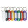 ALCO Schlüsselanhänger 52 x 21 x 3 mm (B x H x T) Kunststoff rot 10 St./Pack.