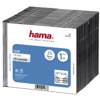 Hama CD/DVD Hülle Slim 12,5 x 14,2 x 0,5 cm (B x H x...