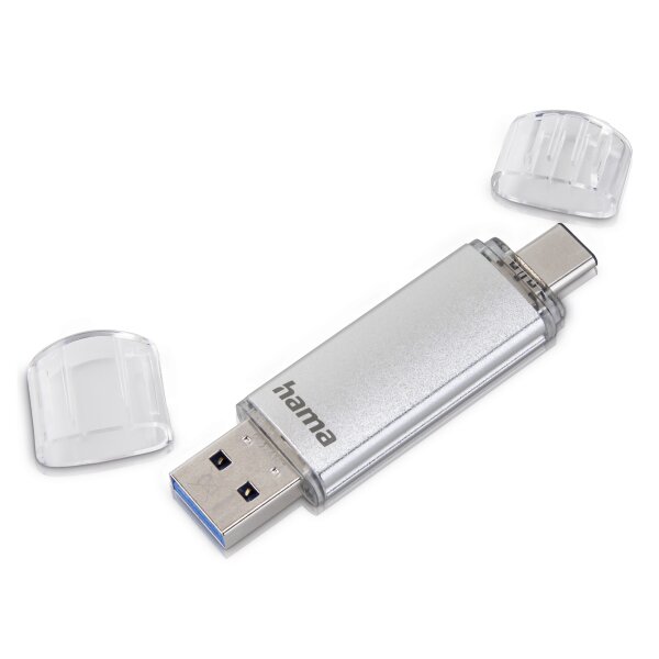Hama USB-Stick C-Laeta USB 3.0 256Gbyte silber