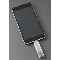 Hama USB-Stick C-Laeta USB 3.0 128Gbyte silber