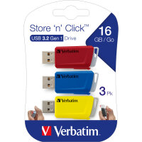 Verbatim USB-Stick Store `n` Click USB 3.2 Gen 1 16Gbyte...