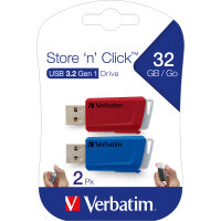 Verbatim USB-Stick Store `n` Click USB 3.2 Gen 1 32Gbyte...
