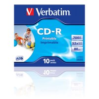 Verbatim CD-R 80min 700Mbyte 52x 10 St./Pack.