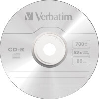 Verbatim CD-R 80min 700Mbyte 52x 10 St./Pack.