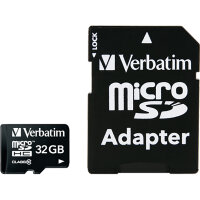Verbatim Speicherkarte microSDHC Class 10, UHS-1 32Gbyte