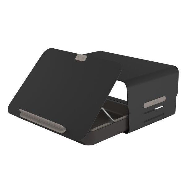 Dataflex Monitorständer Addit Bento® 220 38,1 x 11-16 x 26 cm (B x H x T) 20kg höhenverstellbar Stahl, pulverbeschichtet schwarz