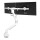 Dataflex Monitorschwenkarm Viewgo pro 2 x 4kg Stahl/Aluminium weiß