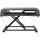 Fellowes® Sitz-Steh-Arbeitsplatz Corsivo 80 x 40 cm (B x T) 17kg Stahl, MDF schwarz