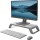 Fellowes® Monitorständer Hana™ LT 56 x 10,2 x 22,2 cm (B x H x T) 22,6kg höhenverstellbar Stahl/Kunststoff weiß