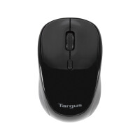 Targus Optische PC Maus Blue Trace Links- und Rechtshänder nicht ergonomisch USB-A 10m Batterie inkl. Mini-USB-Empfänger schwarz
