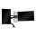 BakkerElkhuizen Erweiterungsarm Monitorschwenkarm Universal Crossbar Bakker Elkhuizen Monitorschwenkarme mit VESA-Standard 75 x 75 mm 2 x 4kg Aluminium/Stahl/Kunststoff
