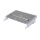 BakkerElkhuizen Konzepthalter FlexDesk 640 ComfortRead DIN A3 höhenverstellbar ohne Neigungsverstellung mit verstellbarem Zeilenzeiger Acryl transparent/hellgrau