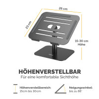 Fellowes® Notebookständer Alumia™...