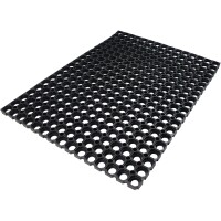 Doortex Ringgummimatte octomat® Außenbereich 60 x 80 cm (B x T) Gummi schwarz