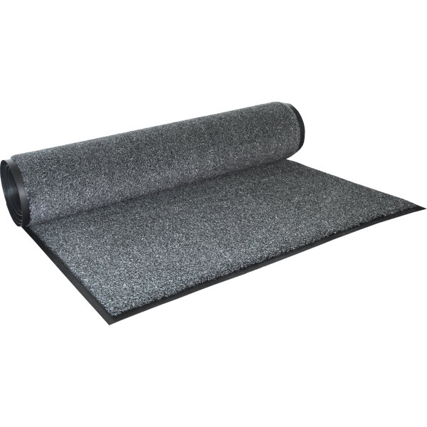 Miltex Schmutzfangmatte Eazycare Color Innenbereich 90 x 150 cm (B x L) 100 % Polyamid Material der Rückseite: Vinyl grau