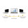 Fellowes® Blickschutzfilter PrivaScreen™ Blackout Laptops, Monitore 60,45 cm (23,8") 16:9 Klebestreifen, Halterung (selbstklebend) inkl. doppelseitige Klebestreifen, Halterungen Quick Reveal Tabs™