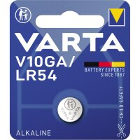 Varta Knopfzelle Electronics V10GA/LR54 Alkaline 50 mAh 1,5V