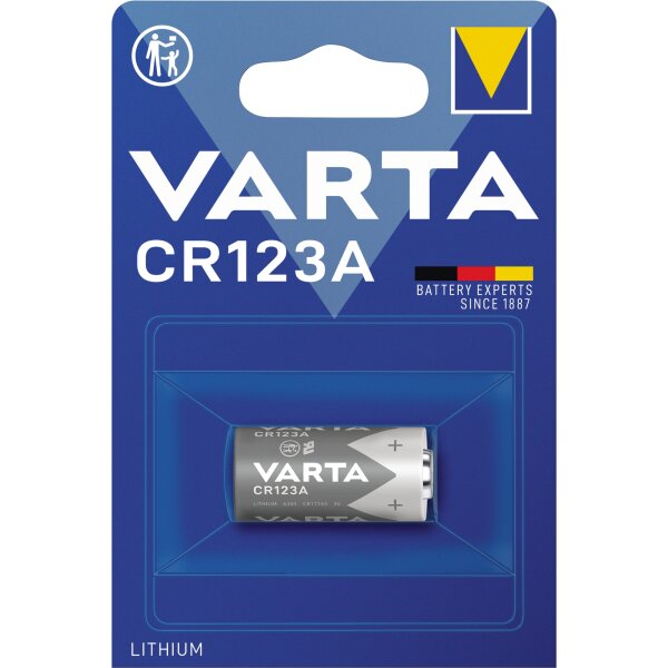 Varta Batterie Photo Lithium CR123A Lithium 1.430 mAh 3V