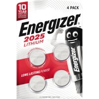 Energizer® Knopfzelle CR2025 Lithium 155 mAh 3V 4...
