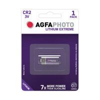 AgfaPhoto Batterie Extreme Photo CR2 Lithium 750 mAh 3V