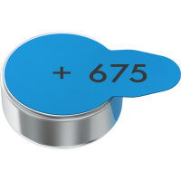 Varta Knopfzelle 675 Zink 640 mAh 1,4V 6 St./Pack.