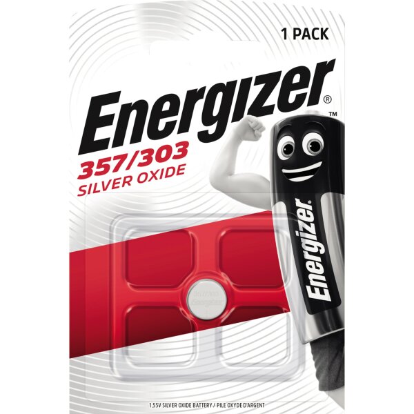 Energizer® Knopfzelle 357/303 Silberoxid 138 mAh 1,55V