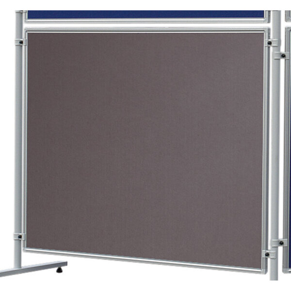 FRANKEN Stellwand ECO 120 x 150 cm (B x H) Zubehör erforderlich FRANKEN Standbein für Stellwand ECO EL-UES19, -EL-UES16, FRANKEN Rollenset ECO EL-UTR Filz grau