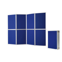 magnetoplan® Präsentationswand 244 x 181 x 2 cm...