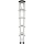 Hailo Stehleiter D60 Standardline 2,65m Aluminium, eloxiert alu