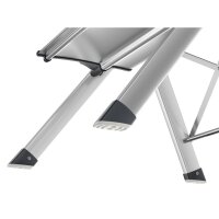 Hailo Klapptritt MK80 ComfortLine 2,44m silber 2 Stufen