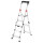 Hailo Stehleiter MASTER TL100 3,09m Aluminium, eloxiert silber