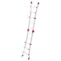 Hailo Multifunktionsleiter M80 3,71m Aluminium silber