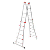 Hailo Multifunktionsleiter M80 6,75m Aluminium silber