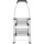 Hailo Trittleiter K100 Topline 52 x 120 x 54 cm (B x H x T) 150kg Aluminium alu 2 Stufen