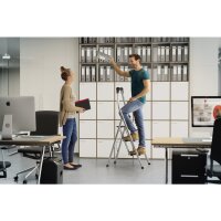 Hailo Trittleiter K100 Topline 54 x 144 x 73 cm (B x H x...
