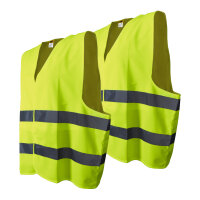 ADAC Warnweste XL Klettverschluss 100 % Polyester gelb 2...