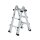 MUNK Teleskopleiter 49,5 x 103 x 19,5 cm (B x H x T) 150kg Aluminium