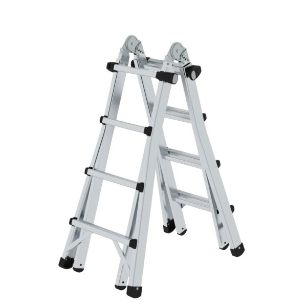 MUNK Teleskopleiter 57 x 130,5 x 19,6 cm (B x H x T) 150kg Aluminium